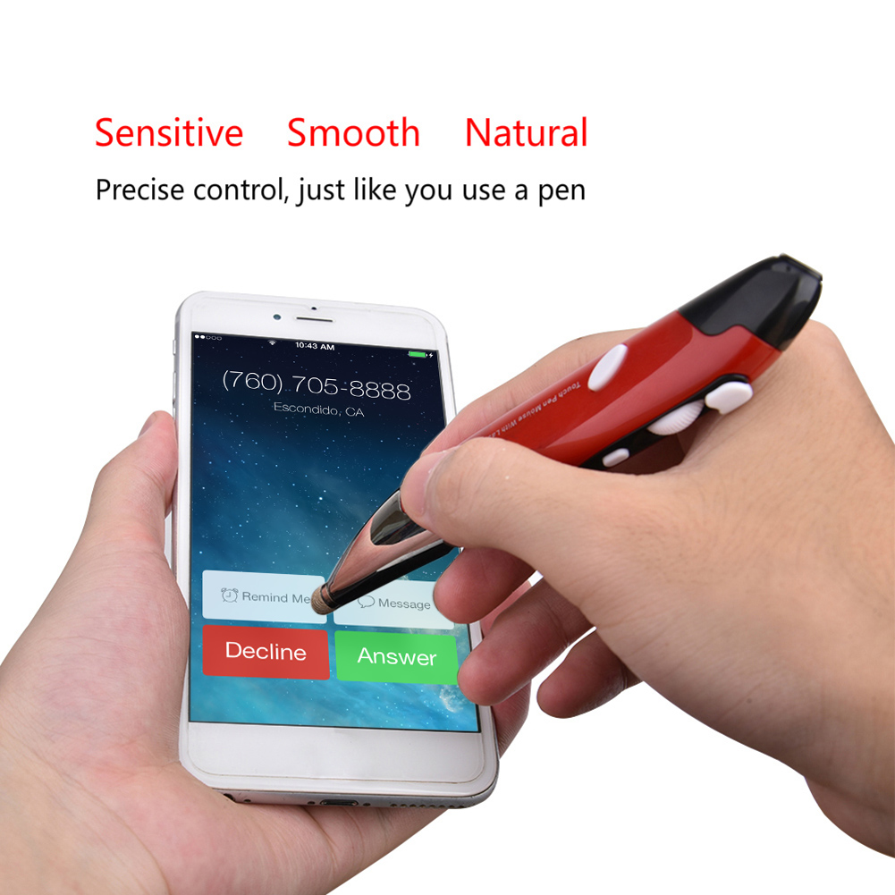 Multifunctional Stylus Pen Mouse Presenter PPT Clicker PR-06 RF 2.4GHz Wireless for Household Computer Accessories