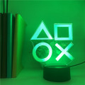 Voice Control Game Icon Light PS4 Mood Flash Lamp Acrylic Atmosphere Neon Light Sign Commercial Lighting Club Wall Decoration