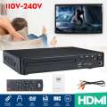 HD HDMI-compatible DVD Player Home Mini USB RCA VCD EVD Player Region Free Multiple OSD Languages MP3 DVD CD RW Player