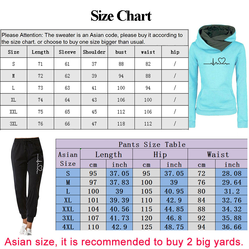 Women Tracksuit Pullovers Hoodies and Black Pants Autumn Winter Suit Female Solid Color Casual Full Length Trousers Outfits 2020