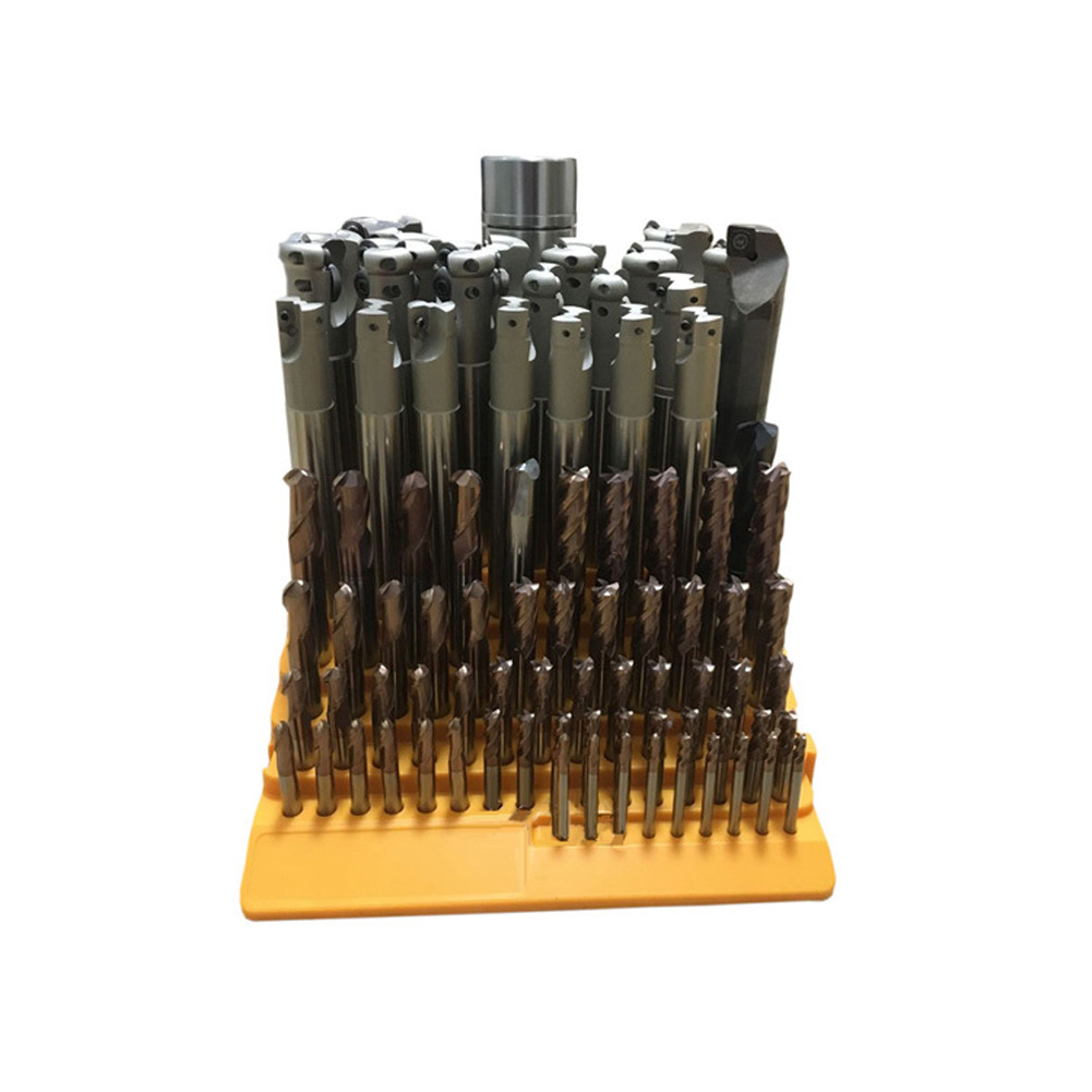 Tool Box Storage Multifunction 85 Holes Reamer Milling Cutter Plastic Desktop Drill Bit Portable Accessories Thickened Rack