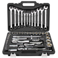 HS Tools 94 PCS Hand Tool Sets Ratchet Spanner Torque Wrench Socket Set Professional Car Repair Tool Box Kits Mechanic Tools