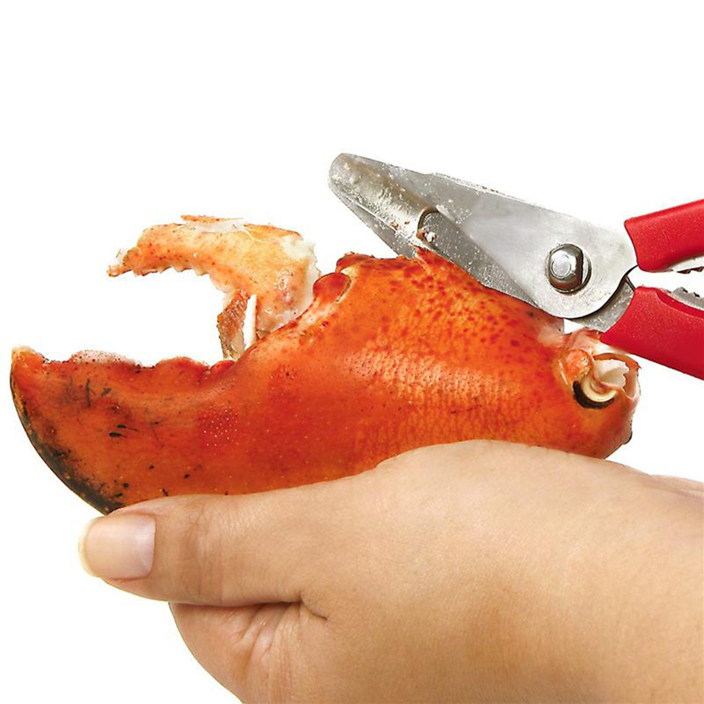 Stainless Steel Scissors New Lobster Fish Shrimp Crab Seafood Scissors Shears Snip Shells Kitchen Tool Slimme Keukentang
