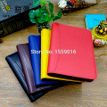 Portfolio A5 Binder 6 Ring Loose Leaf Notebook Cover Leather Organizer Zipper Folder Bag Calculator Storage Ziplock Bag Gift Set