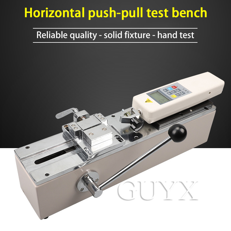 Force measuring instrument manual horizontal push-pull force meter harness tester inspection machine