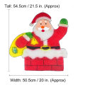 2D motif lights Santa clause - 21.5 in. Tall holiday lights outdoor decoration christmas party xmas lights home decor