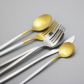 36pcs Black Gold Cutlery Set 18/10 Stainless Steel Dinnerware Set Silverware Tableware Dinner Spoon Fork Knife Dropshipping