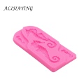 DIY Seahorse Fondant Sugarcraft Silicone Mould Cake Decoration Tools Baking chocolate Polymer Clay Resin Mold D1418