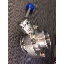 Stainless Steel Food Grade Clamped Butterfly Valve