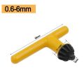 Citop 4pcs Chuck Key Replacement Drilling Mounted Drill Chuck Hand Drill Key Wrench Pistol Wrench Key Power Tool Accessories