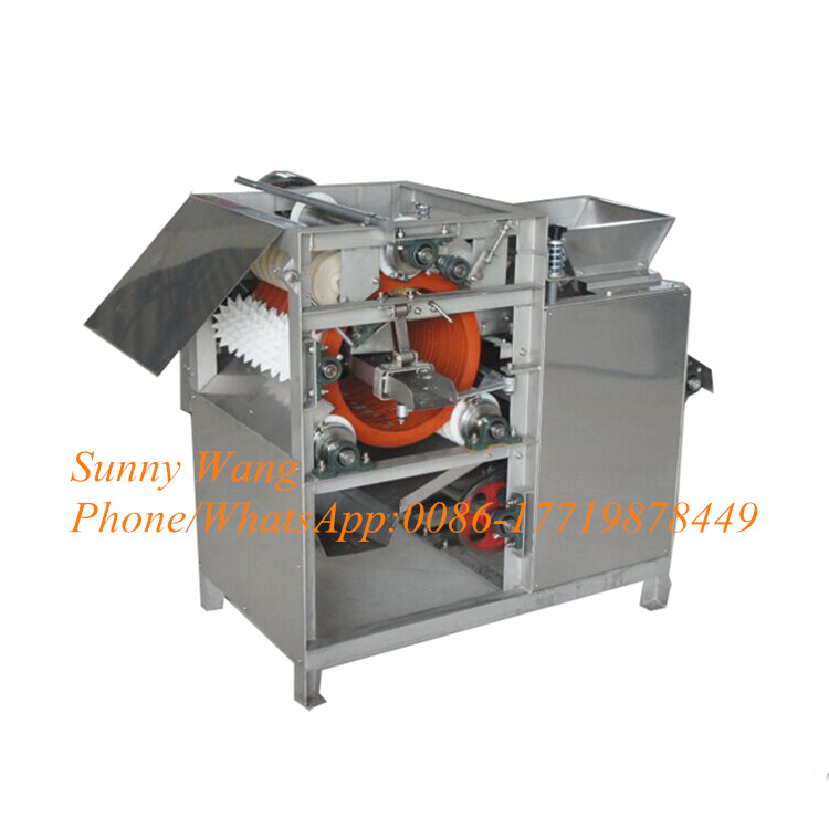 New Wet Way Type Groundnuts Soybean Almonds Broad Beans Peanut Red Skin Remover Peeler Peeling Machine