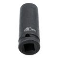 1/2" Hex Sleeve Deep Impact Socket Hexagon Socket Nut Tool 6 Point Hub Axle Spindle Pneumatic Sleeve 17 18 19 21 22 24 27 30MM