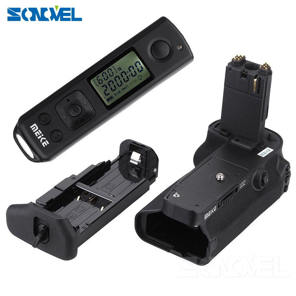 MEIKE MK-5DS R 2.4G Wireless Replacement Vertical Battery Grip Holder for Canon 5D Mark III / 5DS / 5DS R Cameras AS BG-E11