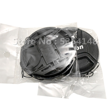 49 52 55 58 62 67 72 77 82 mm center pinch Snap-on cap cover for NIKON Lens cap