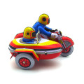 Vintage Clockwork Wind Up Motorcycle Racer toys Photography Children Kids Adult Motorcycle Tin Toys Classic Toy Christmas Gift