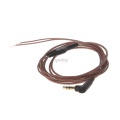 3.5mm OFC Core 3-Pole Jack Headphone Audio Cable DIY Earphone Maintenance Wire Drop ship Electronics Stocks