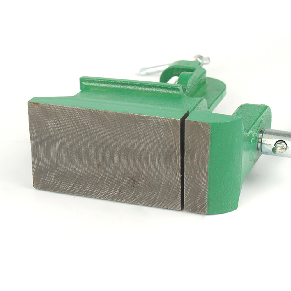 1Pcs Cast Iron Bench Vise Multifunctional Jewelers Vice Clamp-On Bench Vise With Large Anvil Hobby Clamp On Table Mini Hand Tool