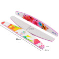 3/6pcs lot Colorful Nail File 100/180 Grit Sand Fing Nail Art Accessories Professional Nail Sander Files for Manicure 4 Styles