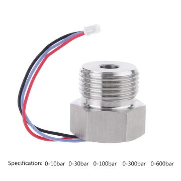 G1/2 Flat Mode Pressure Transmitter 0-10/30/100/300/600bar Input 5V output 0.5~4.5V DC Film Transducer Sensor