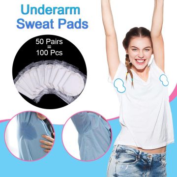 100/200pcs Underarm Sweat Pads Absorb Liners From Armpit Stickers Anti Armpits Pads Clothes Deodorant Antiperspirant For Men