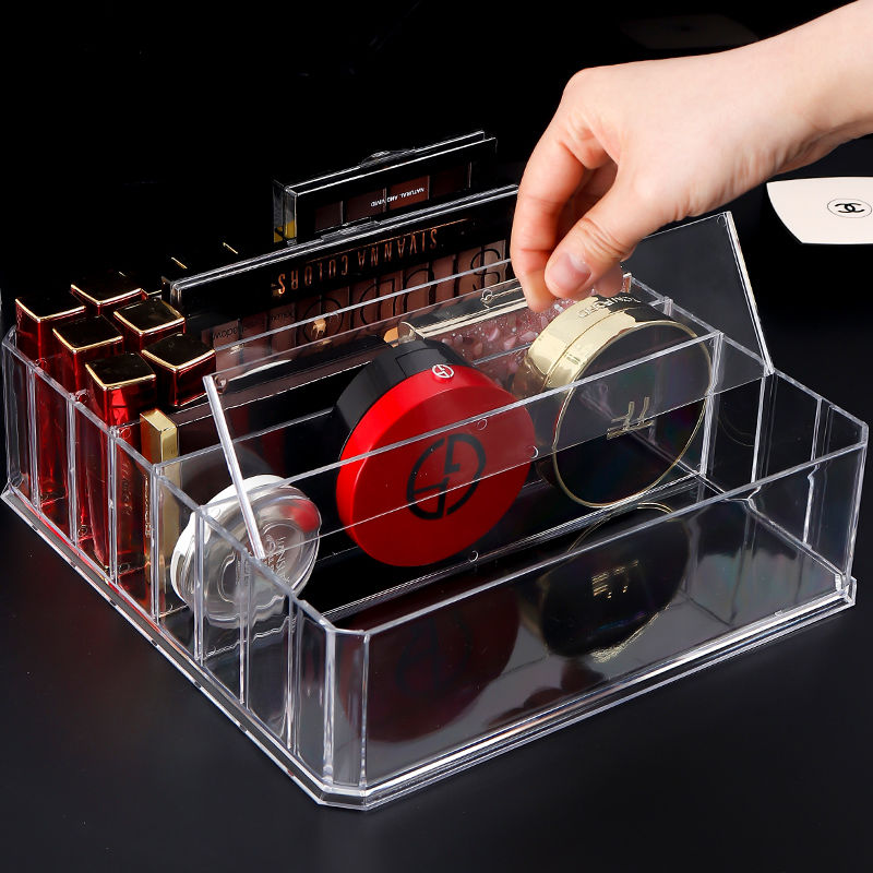 Acrylic Portable Transparent Makeup Organizer Storage Box Make Up Organizer Cosmetic Organizer Makeup Storage Drawers Organizer