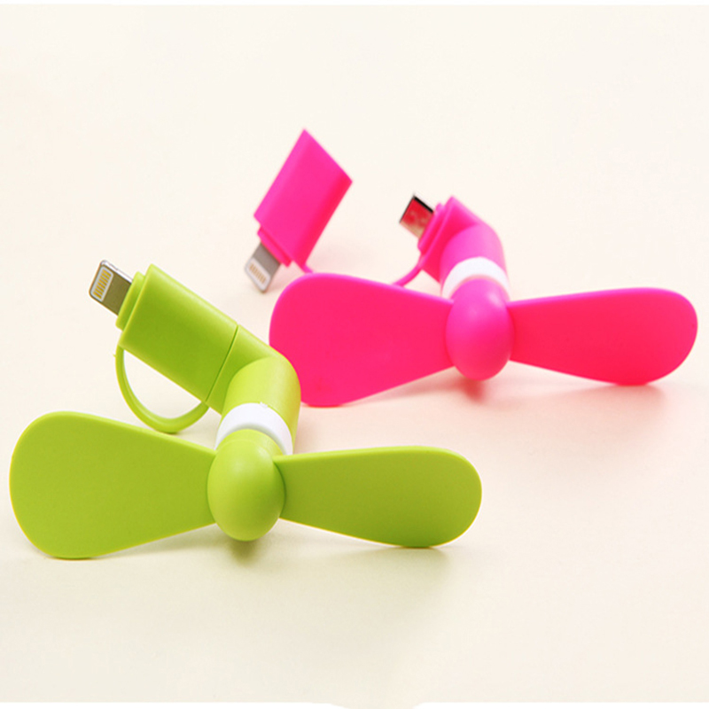 Heculas USB Fan Flexible Mobile Phone Mini Fan Removable Fans For Android iOS Type-C Power Bank Laptop USB Gadgets