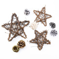 10cm/20cm Dried Rattan Star frame Artificial flower wedding Wreath Christmas decoration For Home DIY Handmade Door Hanging Decor