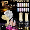 VENALISA Super Color Gel Paints Crystal Lacquer CANNI Nail Art Glitter Pearl Diamonds Soak off Platinum UV LED Gel Nail Polish