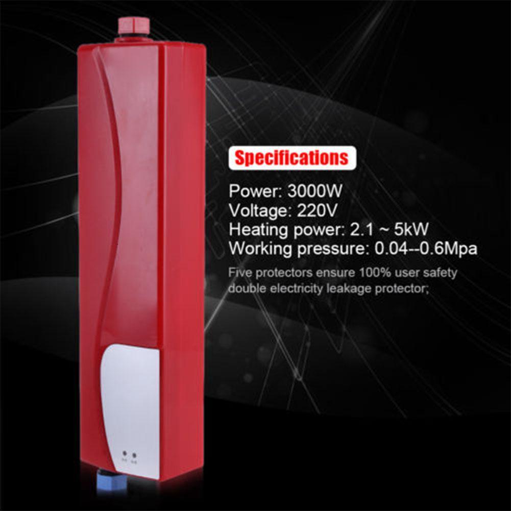 Adoolla Instant Electric Mini Tankless Water Heater Hot Instantaneous Water Heater System for Kitchen Bathroom
