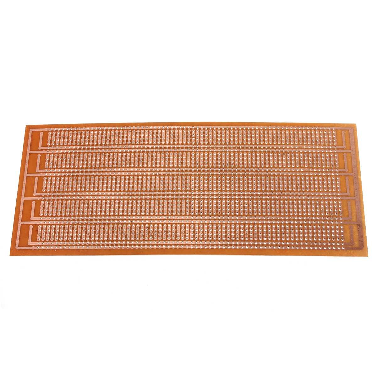1pc PCB Prototype Printed Circuit Board Universal Matrix Stripboard DIY 8.5x20cm Single Side Copper PCB