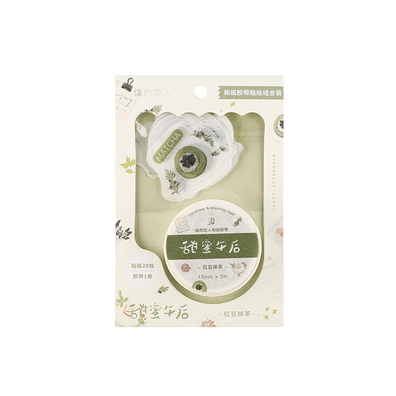 Fresh Lemon Peppermint Kawaii Paper Washi Tape Adhesive Tape Diy Scrapbooking Sticker Label Masking Tape