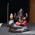 Elephant God Ganesha Backflow Incense Burner India Censer Holder Gifts Meditation Ornaments Home Office Decoration Crafts