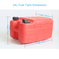 12L/24L Boat Yacht Engine Marine Outboard Fuel Tank Oil Box Thicken Red Portable Anti-static Corrosion-resistant