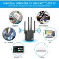 WiFi Range Extender Repeater 1200Mbps Router Wireless WiFi Signal Booster,2.4&5GHz WiFi Extender Signal Amplifier With AP/Route