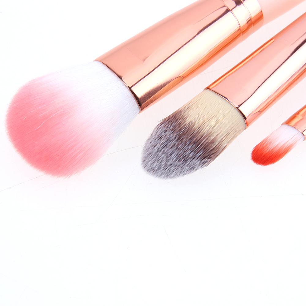 7Pcs Mini Makeup brush Set Pink Cosmetics Kit de pinceis de maquiagem high-end Make up Tool Hair Foundation Brushes Kit