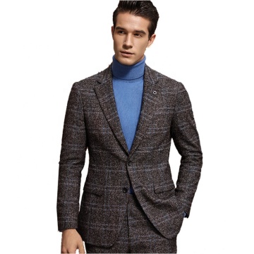 High-End Men's Single Breasted Wool Track Suit