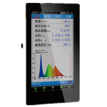 OHSP350B Intelligent Handheld Color Meter Screen Brightness Temperature Spectrometer Irradiance
