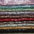 Brand New Multi Colors Selection Metal Mesh Fabric Metallic cloth Metal Sequin Sequined Fabric 24x20cm DIY Sewing Accssory Decor