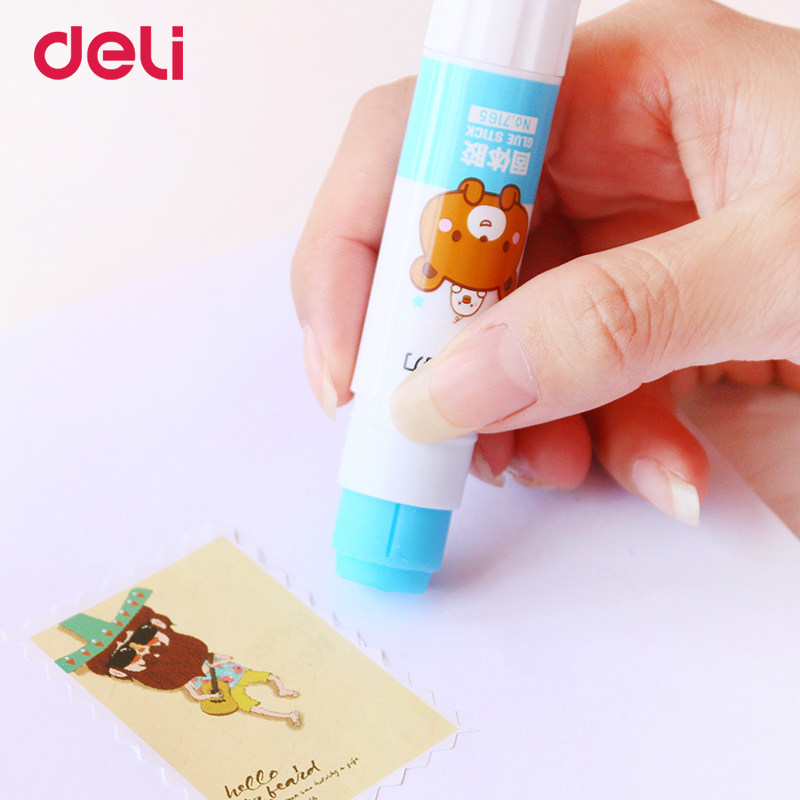 Deli 10 pcs a pack Stationery High viscosity solid glue stick for School student Children Strong adhesion solid glue for paper