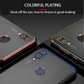 Plating Case for Huawei Nova 3i Silicone Transparent TPU Case Cover Coque for HUAWEI nova 3 Nova3i Nova3 Slim Phone Shell Cover