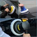 9pcs Buffing Sponge Pad Set 3/5/6/7 Inch Car Polishing Pad Kit Auto Buffing Waxing with M14 Drill Adaptor For Car Cleaning Tools