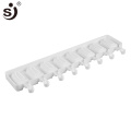 Sj 8-Cavity DIY Silicone Mold Popsicle Ice Cream Maker Classic Shape Ice Moulds Ice Cream Molds For With Wooden Sticks