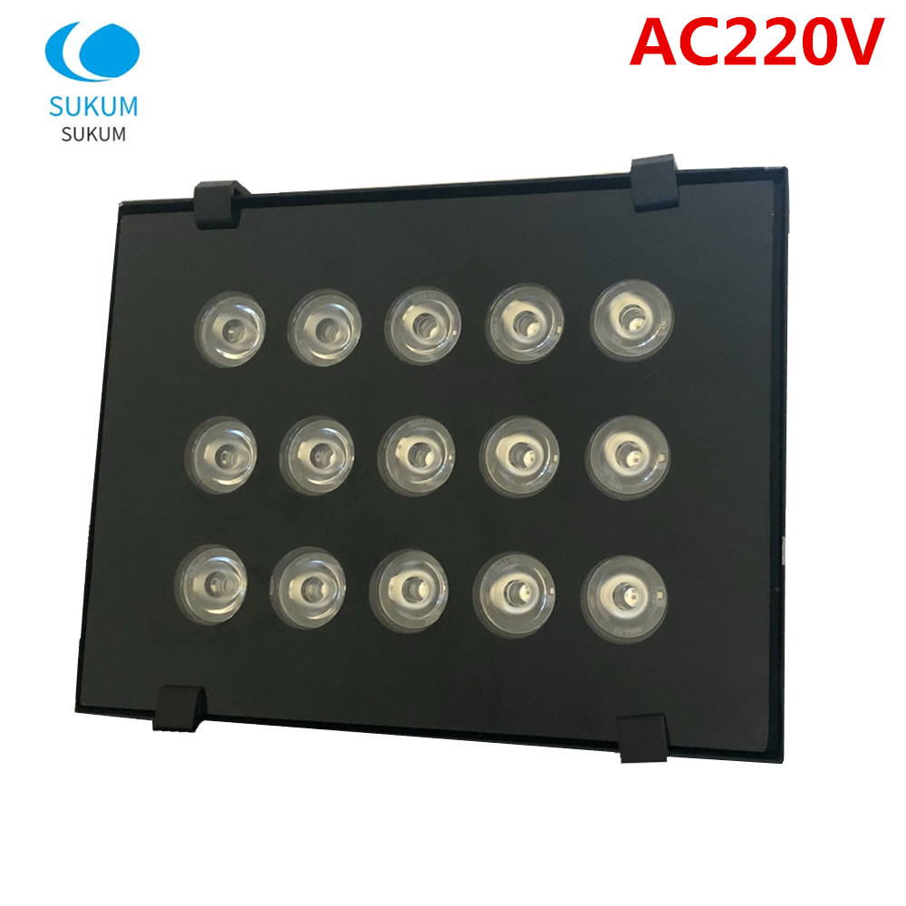 AC 220V CCTV Camera Outdoor Fill light Aluminium Illuminator 15LED IR light Infrared IR LED CCTV Illuminator