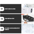 Portable 2L Automatic Electric Ice Maker Bullet Round Block Ice Cube Making Machine Home Office Small Bar Coffee Shop 15kgs/24H