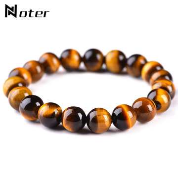 Minimalist 4/6/8/10/12mm 100% Real Tiger Eyes Beads Bracelet Men Natural Stone Braslet For Man Accessories Jewelry Pulseras Gift