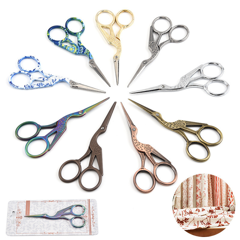 Stainless Steel Vintage Scissors Sewing Fabric Cutter Embroidery Scissors Tailor Scissor Thread Scissor Tools for Sewing Shears