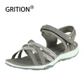 GRITION Sandals Women Summer Outdoor Casual Flat Print Ladies Comfortable Breathable Shoes 2020 New Female Beach Fashion Party