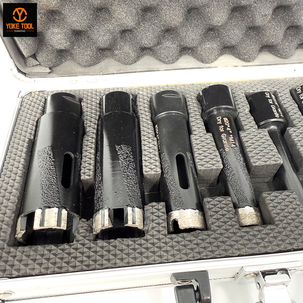 Granite Marble Concrete Dry Drilling Core Bit Diamond Dry Core Bits Kit  (4)
