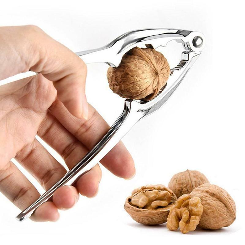 1pcs Zinc Alloy Nutcracker Sheller Walnut Nut Cracker Kitchen Nutcracker Pecan Tool Quick Fruit Accessories Almond Walnut O1O8