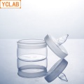 YCLAB 50*30mm Weighing Bottle Flat Low Form Sealed Glass Scale Specific Gravity Bottle Laboratory Chemistry Equipment